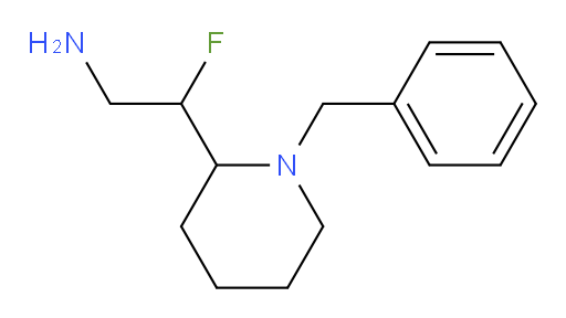 2-(1-benzylpiperidin-2-yl)-2-fluoroethan-1-amine