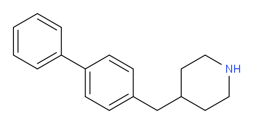 4-[(4-phenylphenyl)methyl]piperidine