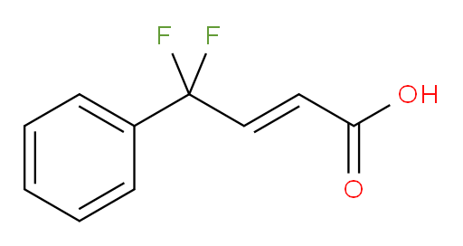 4,4-difluoro-4-phenylbut-2-enoic acid