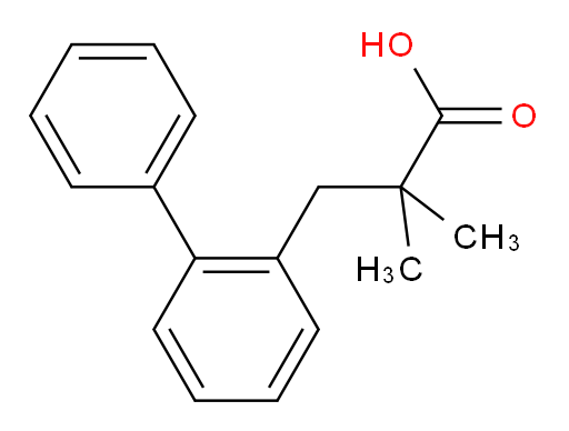 2,2-dimethyl-3-(2-phenylphenyl)propanoic acid