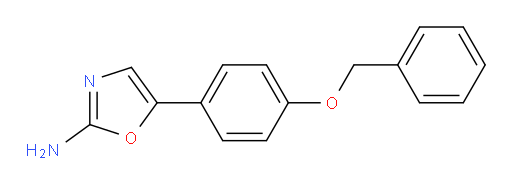 5-[4-(benzyloxy)phenyl]-1,3-oxazol-2-amine