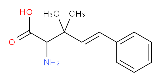 2-amino-3,3-dimethyl-5-phenylpent-4-enoic acid