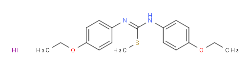 N,N'-bis(4-ethoxyphenyl)(methylsulfanyl)methanimidamide hydroiodide