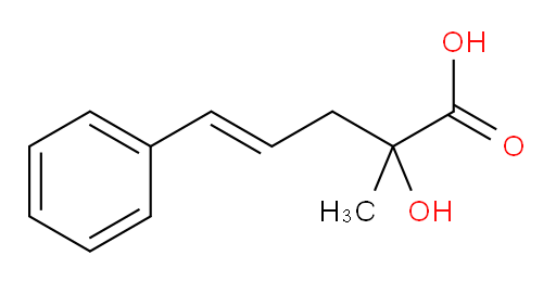 2-hydroxy-2-methyl-5-phenylpent-4-enoic acid