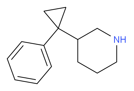 3-(1-phenylcyclopropyl)piperidine