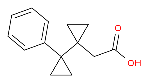 2-[1-(1-phenylcyclopropyl)cyclopropyl]acetic acid