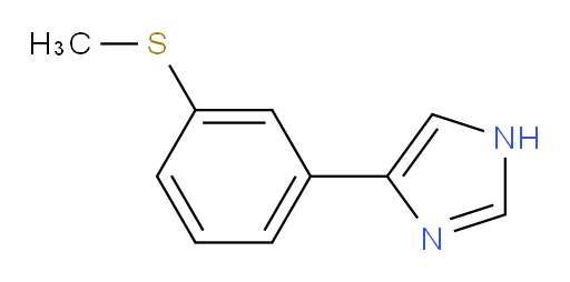4-[3-(methylsulfanyl)phenyl]-1H-imidazole