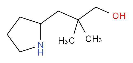2,2-dimethyl-3-(pyrrolidin-2-yl)propan-1-ol