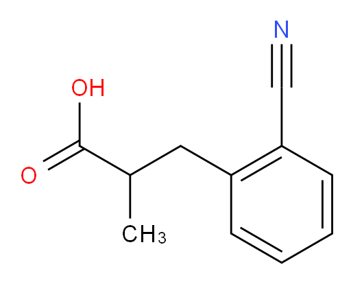 3-(2-cyanophenyl)-2-methylpropanoic acid