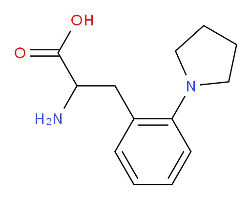 2-amino-3-[2-(pyrrolidin-1-yl)phenyl]propanoic acid