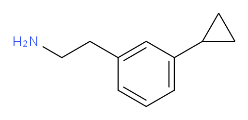 2-(3-cyclopropylphenyl)ethan-1-amine