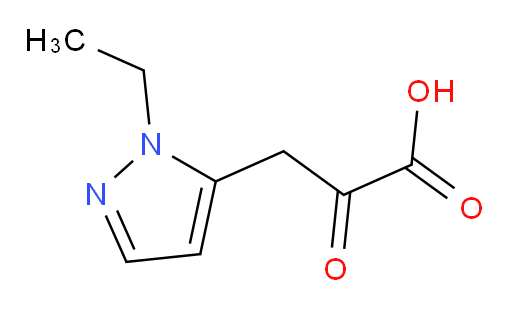 3-(1-ethyl-1H-pyrazol-5-yl)-2-oxopropanoic acid