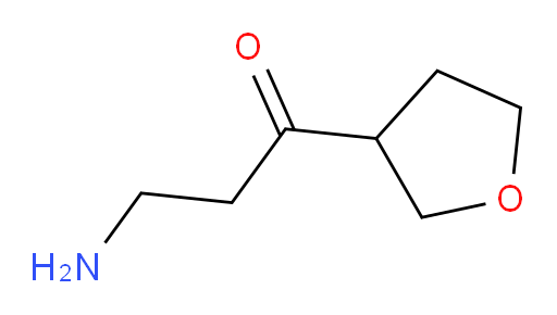 3-amino-1-(oxolan-3-yl)propan-1-one