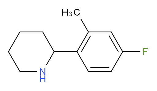 2-(4-fluoro-2-methylphenyl)piperidine