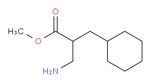 methyl 3-amino-2-(cyclohexylmethyl)propanoate