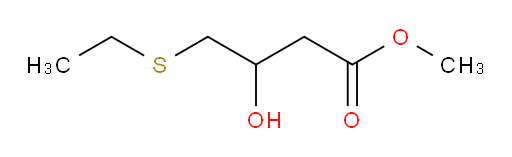 methyl 4-(ethylsulfanyl)-3-hydroxybutanoate