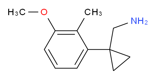 [1-(3-methoxy-2-methylphenyl)cyclopropyl]methanamine