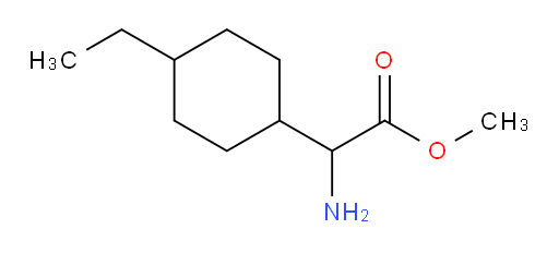 methyl 2-amino-2-(4-ethylcyclohexyl)acetate