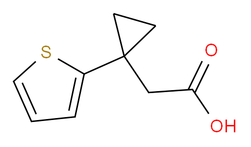 2-[1-(thiophen-2-yl)cyclopropyl]acetic acid