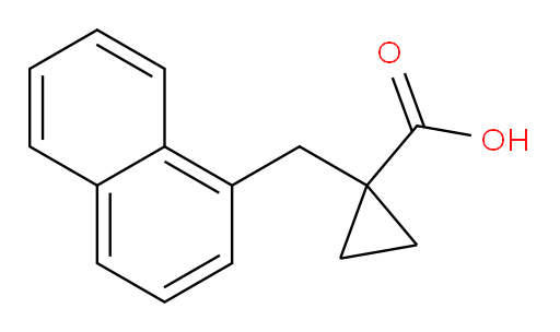 1-[(naphthalen-1-yl)methyl]cyclopropane-1-carboxylic acid