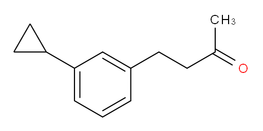4-(3-cyclopropylphenyl)butan-2-one