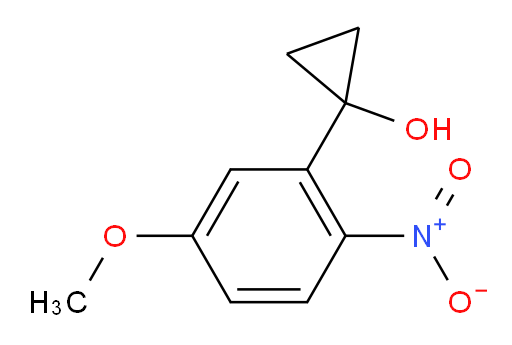 1-(5-methoxy-2-nitrophenyl)cyclopropan-1-ol