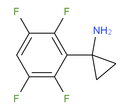1-(2,3,5,6-tetrafluorophenyl)cyclopropan-1-amine