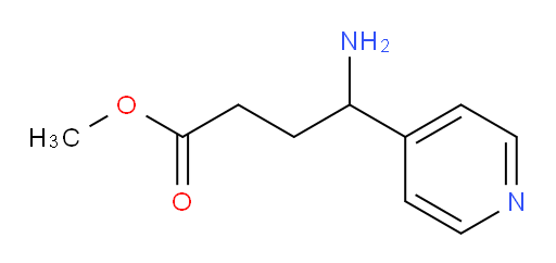 methyl 4-amino-4-(pyridin-4-yl)butanoate