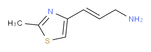 3-(2-methyl-1,3-thiazol-4-yl)prop-2-en-1-amine