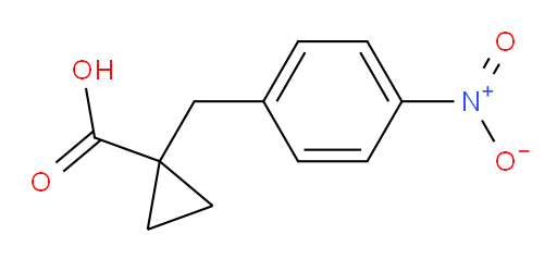 1-[(4-nitrophenyl)methyl]cyclopropane-1-carboxylic acid