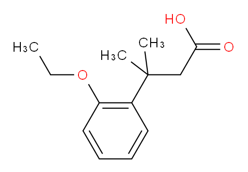 3-(2-ethoxyphenyl)-3-methylbutanoic acid