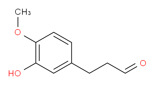 3-(3-hydroxy-4-methoxyphenyl)propanal