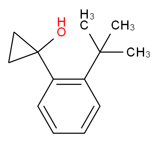 1-(2-tert-butylphenyl)cyclopropan-1-ol