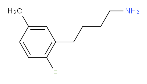 4-(2-fluoro-5-methylphenyl)butan-1-amine