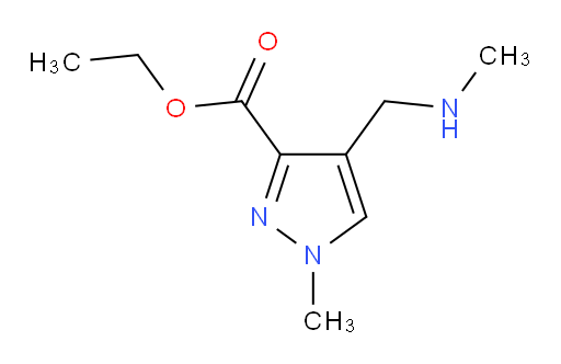 ethyl 1-methyl-4-[(methylamino)methyl]-1H-pyrazole-3-carboxylate