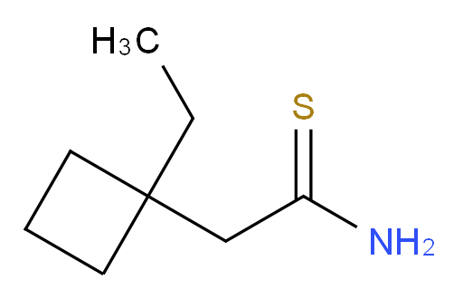 2-(1-ethylcyclobutyl)ethanethioamide