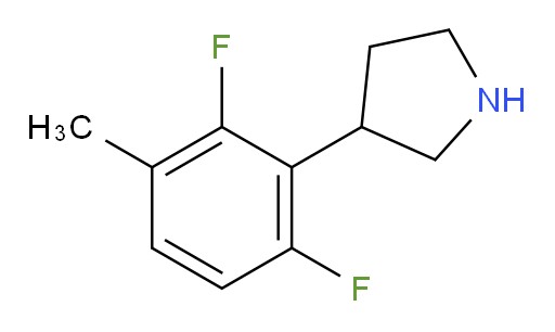 3-(2,6-difluoro-3-methylphenyl)pyrrolidine