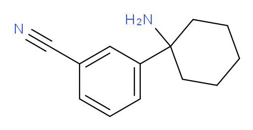 3-(1-aminocyclohexyl)benzonitrile