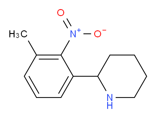 2-(3-methyl-2-nitrophenyl)piperidine