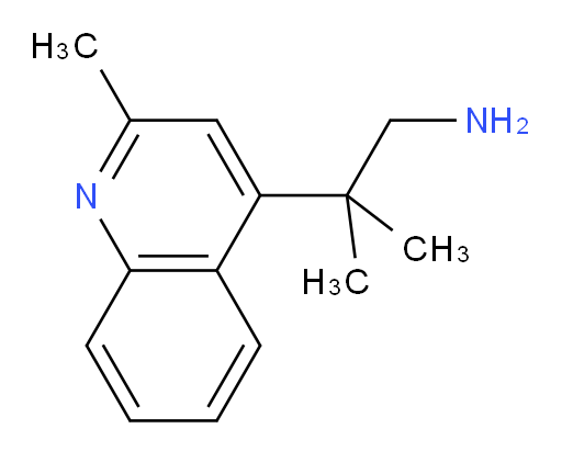 2-methyl-2-(2-methylquinolin-4-yl)propan-1-amine