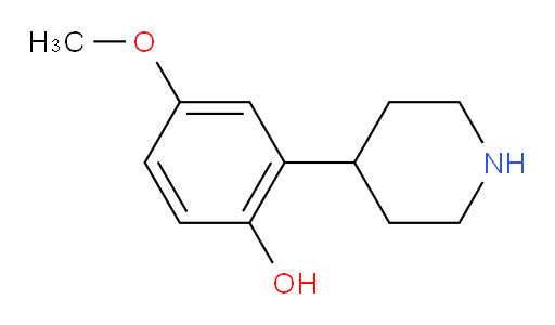 4-methoxy-2-(piperidin-4-yl)phenol