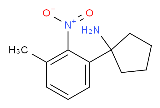 1-(3-methyl-2-nitrophenyl)cyclopentan-1-amine