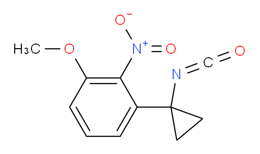1-(1-isocyanatocyclopropyl)-3-methoxy-2-nitrobenzene