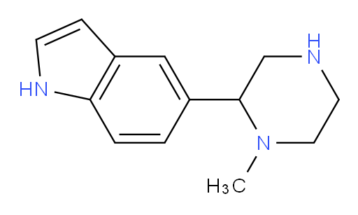 5-(1-methylpiperazin-2-yl)-1H-indole