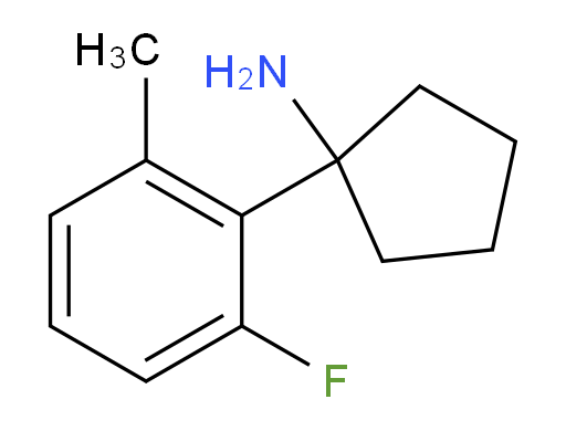 1-(2-fluoro-6-methylphenyl)cyclopentan-1-amine
