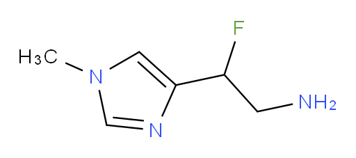 2-fluoro-2-(1-methyl-1H-imidazol-4-yl)ethan-1-amine