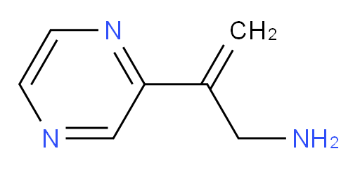 2-(pyrazin-2-yl)prop-2-en-1-amine