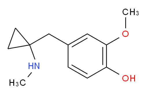 2-methoxy-4-{[1-(methylamino)cyclopropyl]methyl}phenol