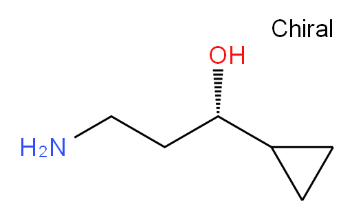 (1S)-3-amino-1-cyclopropylpropan-1-ol
