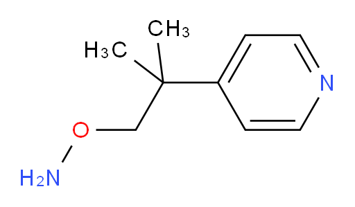 O-[2-methyl-2-(pyridin-4-yl)propyl]hydroxylamine